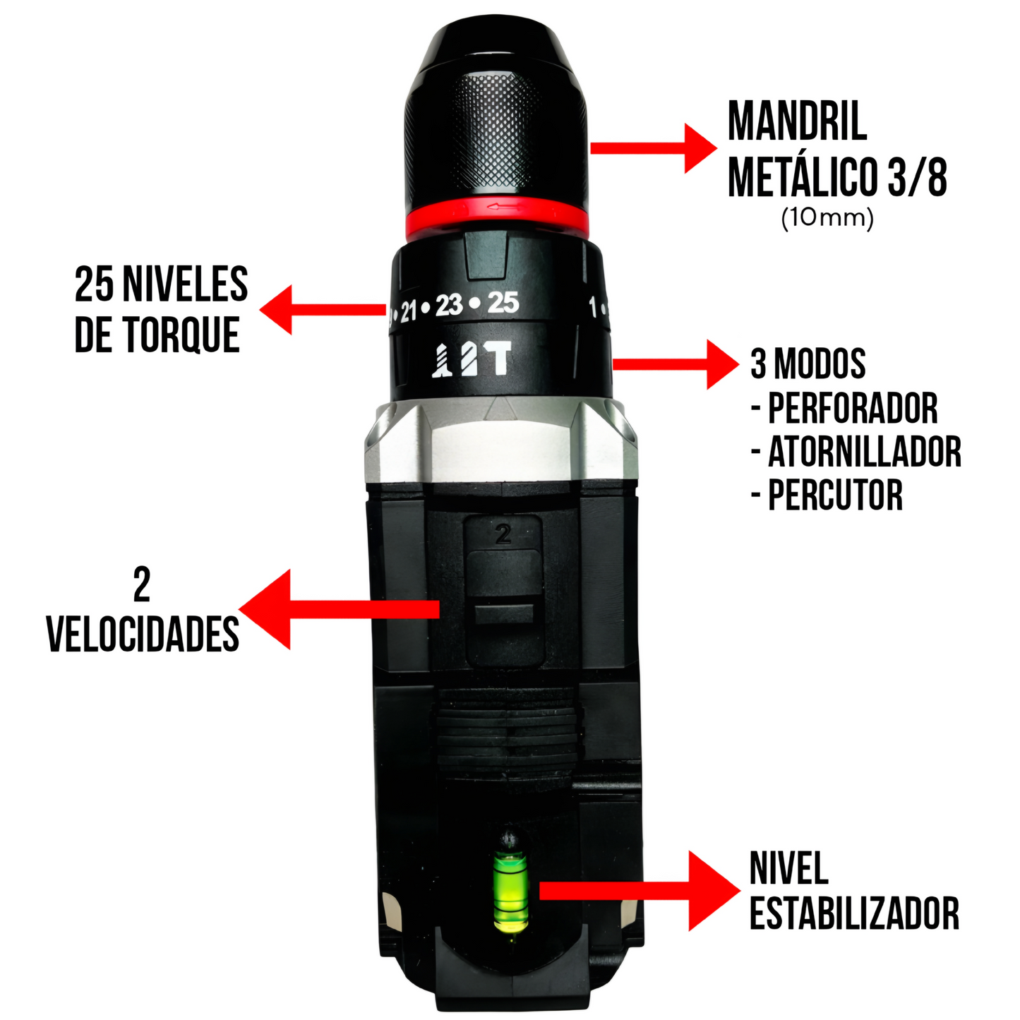 ⚡TALADRO PERCUTOR INALAMBRICO 36V⚡