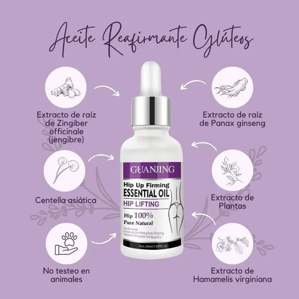 ⚡♦️ACEITE REAFIRMANTE Y LEVANTA GLUTEOS♦️⚡
